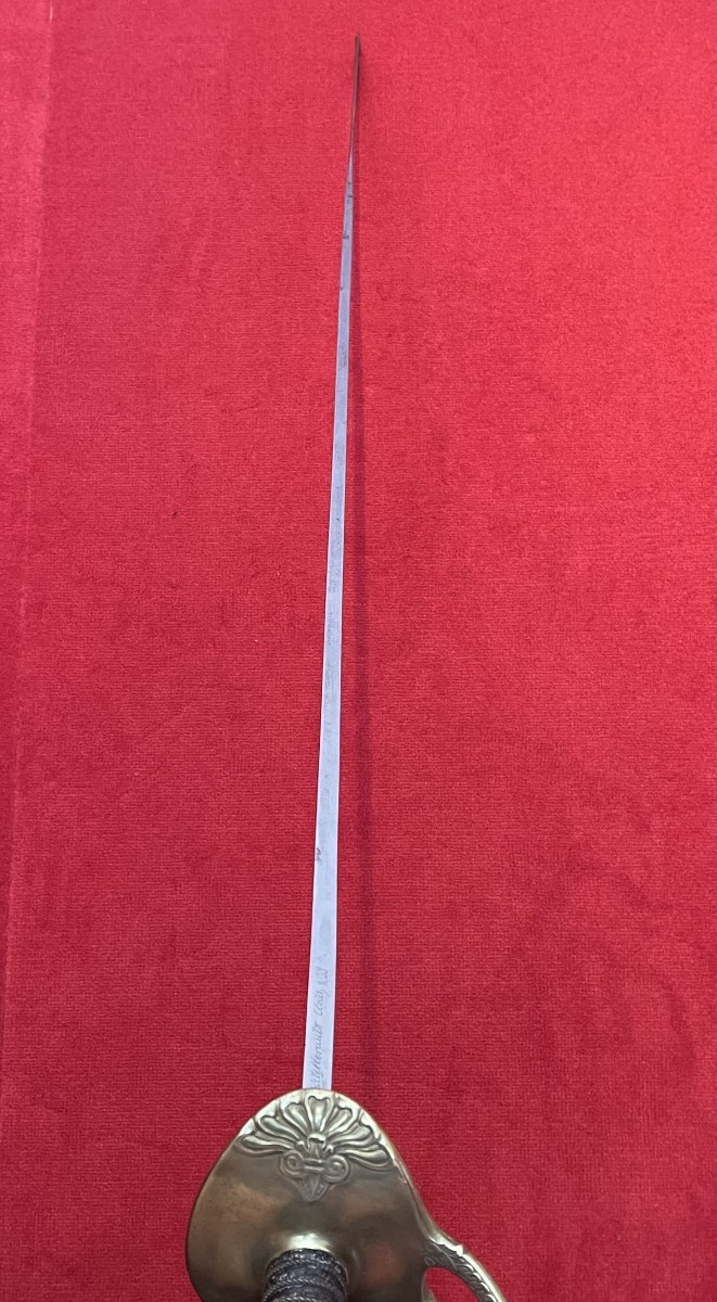 Sabre Officier Cavalerie Lourde 1822 Bancal, Epoque Louis-Philippe / Napoléon III, Cuirassier-photo-4