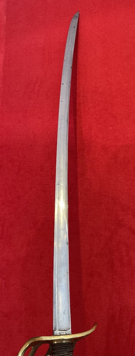 Heavy Cavalry Officer's Sabre, 1822,  Louis-philippe/napoleon III Era, Cuirassier, Dragoon-photo-4