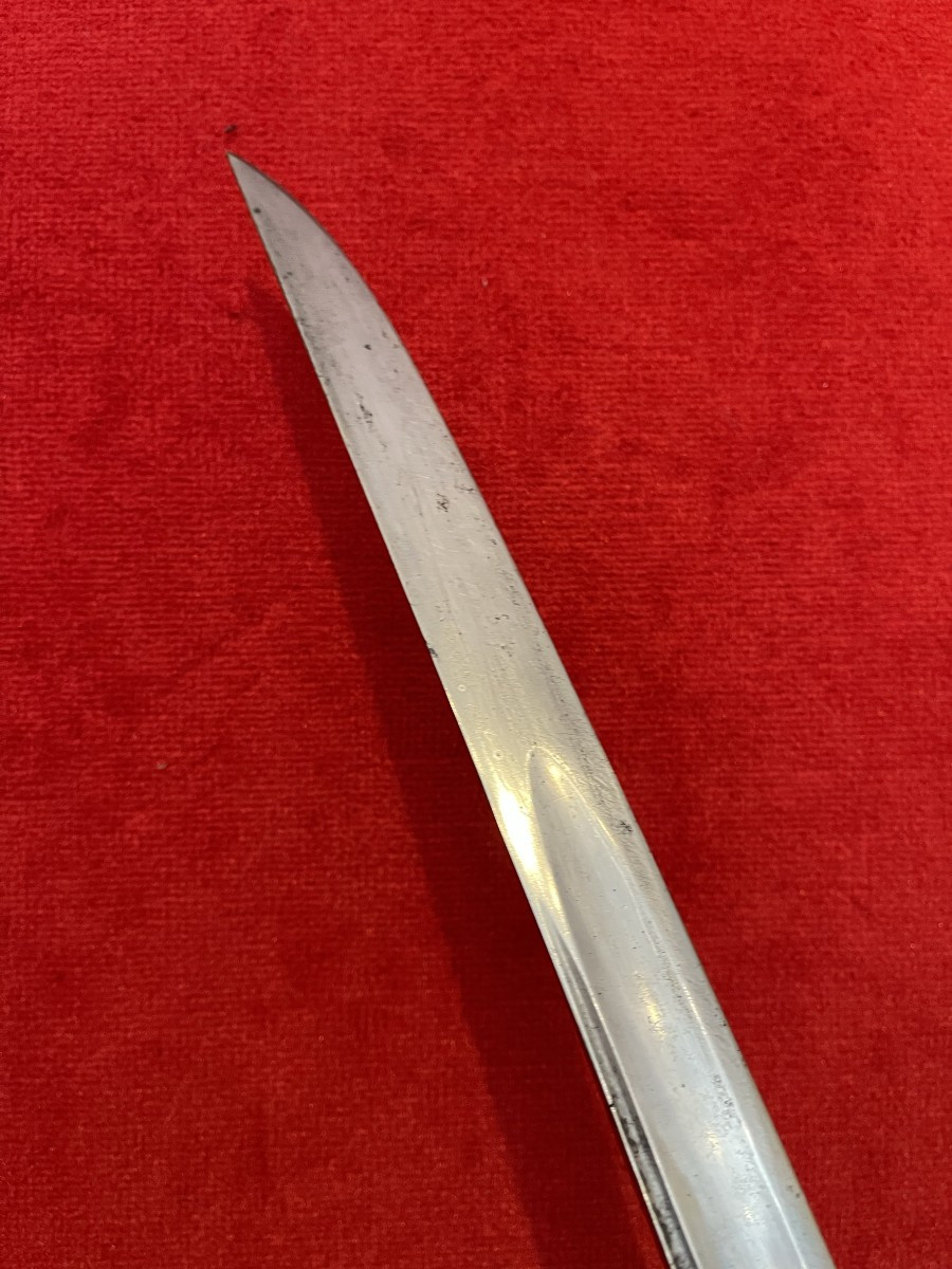 Sabre Officier Cavalerie Lourde 1822 Bancal, Epoque Louis-Philippe / Napoléon III, Cuirassier-photo-2