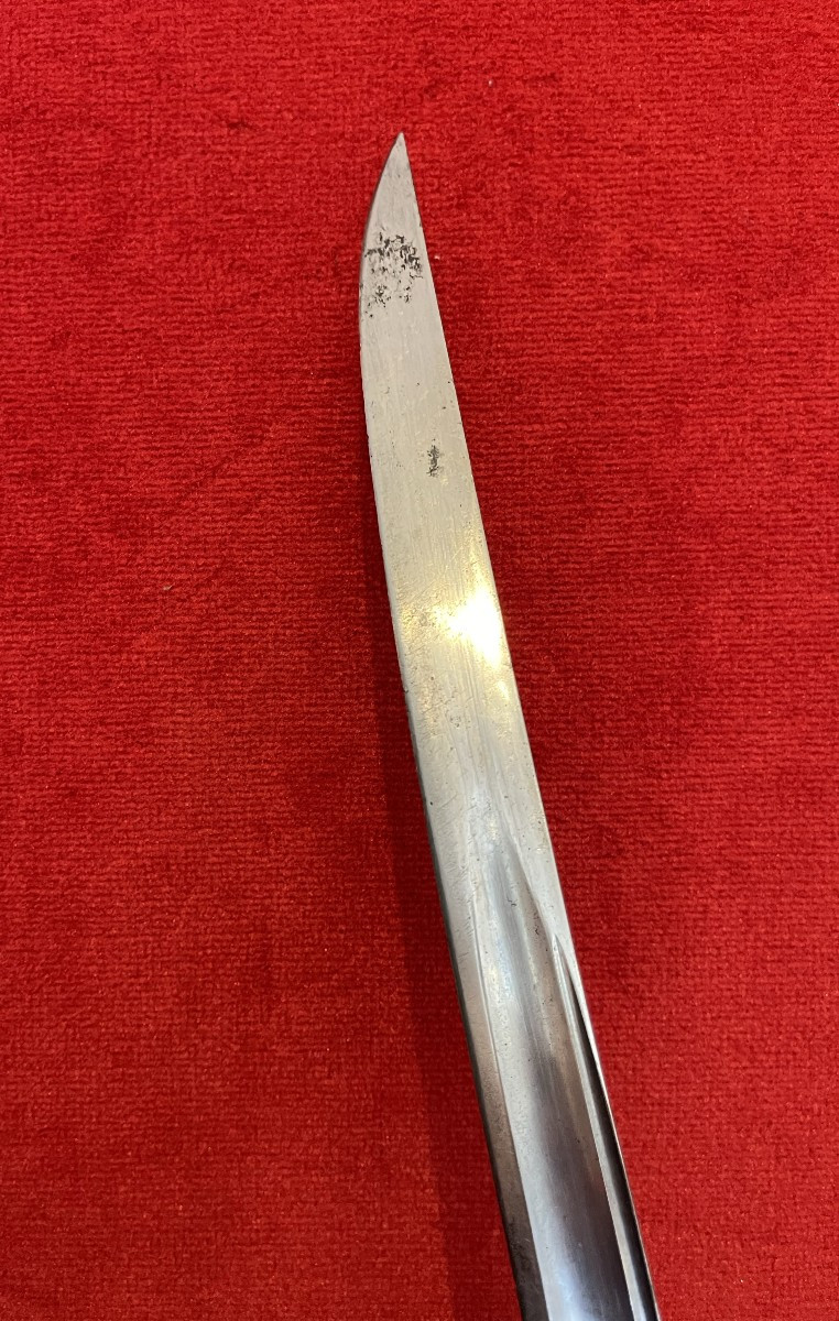 Sabre Officier Cavalerie Lourde 1822 Bancal, Epoque Louis-Philippe / Napoléon III, Cuirassier-photo-3