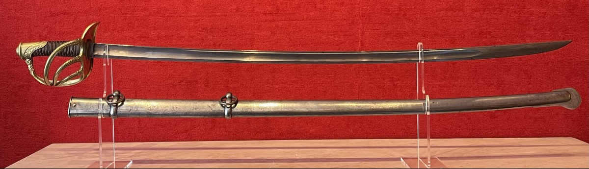 Heavy Cavalry Officer's Sabre, 1822,  Louis-philippe/napoleon III Era, Cuirassier, Dragoon