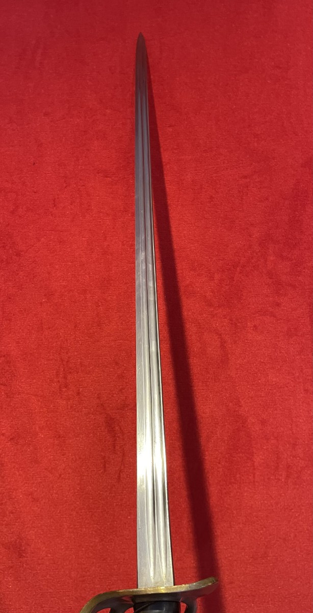 Sabre de Dragon 1854 / 1880 , Coulaux Klingenthal, Cavalerie de Ligne Début 3e République-photo-1