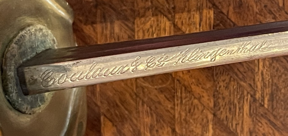 Sabre de Dragon 1854 / 1880 , Coulaux Klingenthal, Cavalerie de Ligne Début 3e République-photo-4