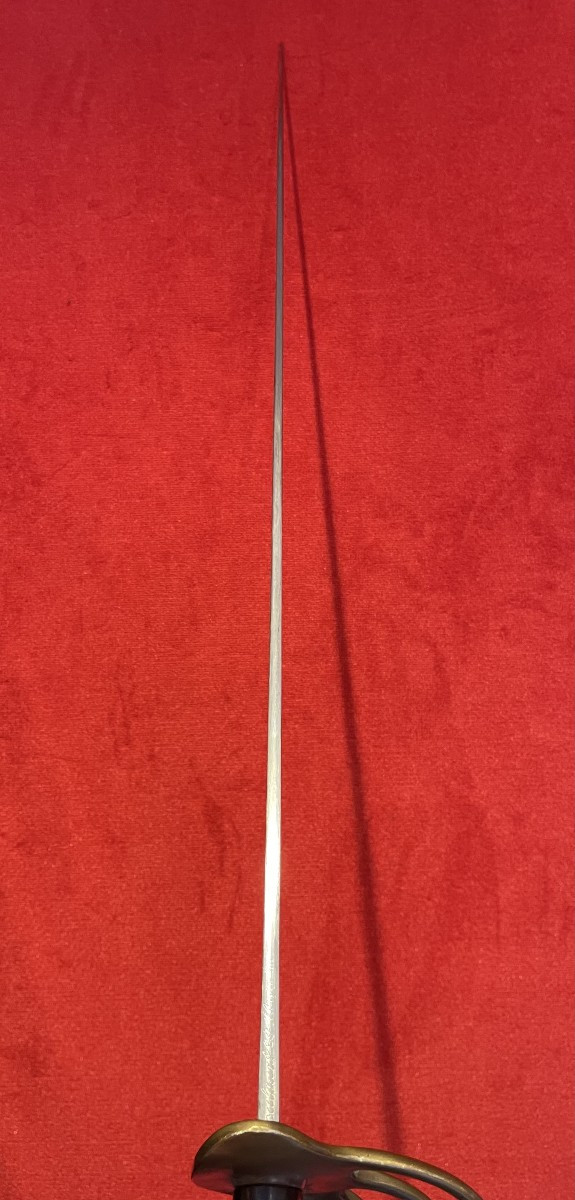 Sabre de Dragon 1854 / 1880 , Coulaux Klingenthal, Cavalerie de Ligne Début 3e République-photo-8