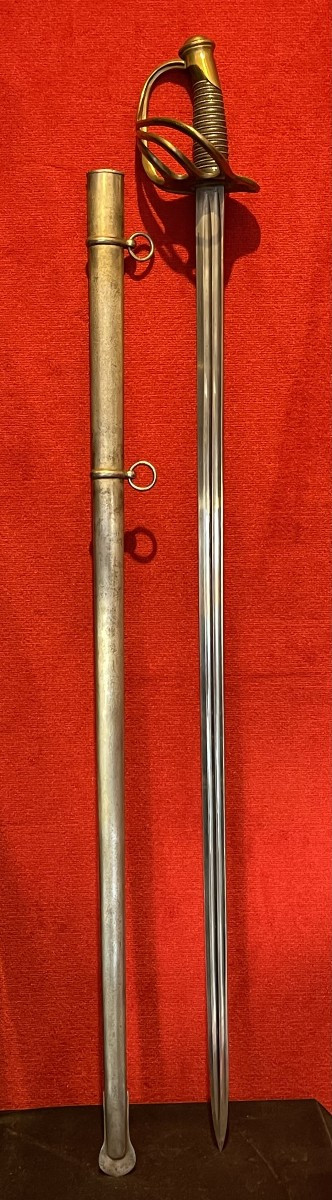 Sabre de Dragon 1854 / 1880 , Coulaux Klingenthal, Cavalerie de Ligne Début 3e République