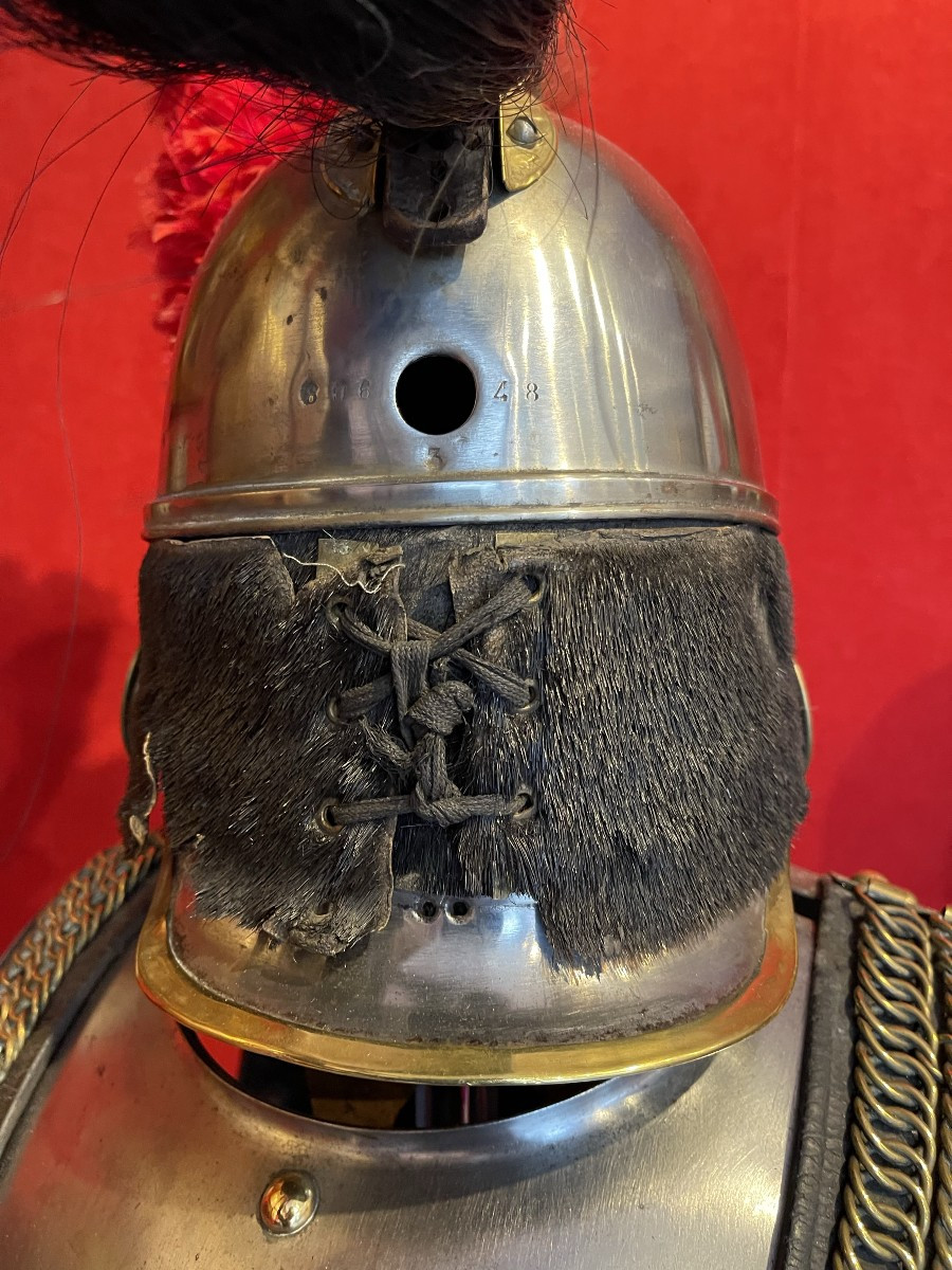 Casque et Cuirasse Troupe de Cuirassier, Second Empire Napoléon / Louis-Philippe Cavalerie-photo-6