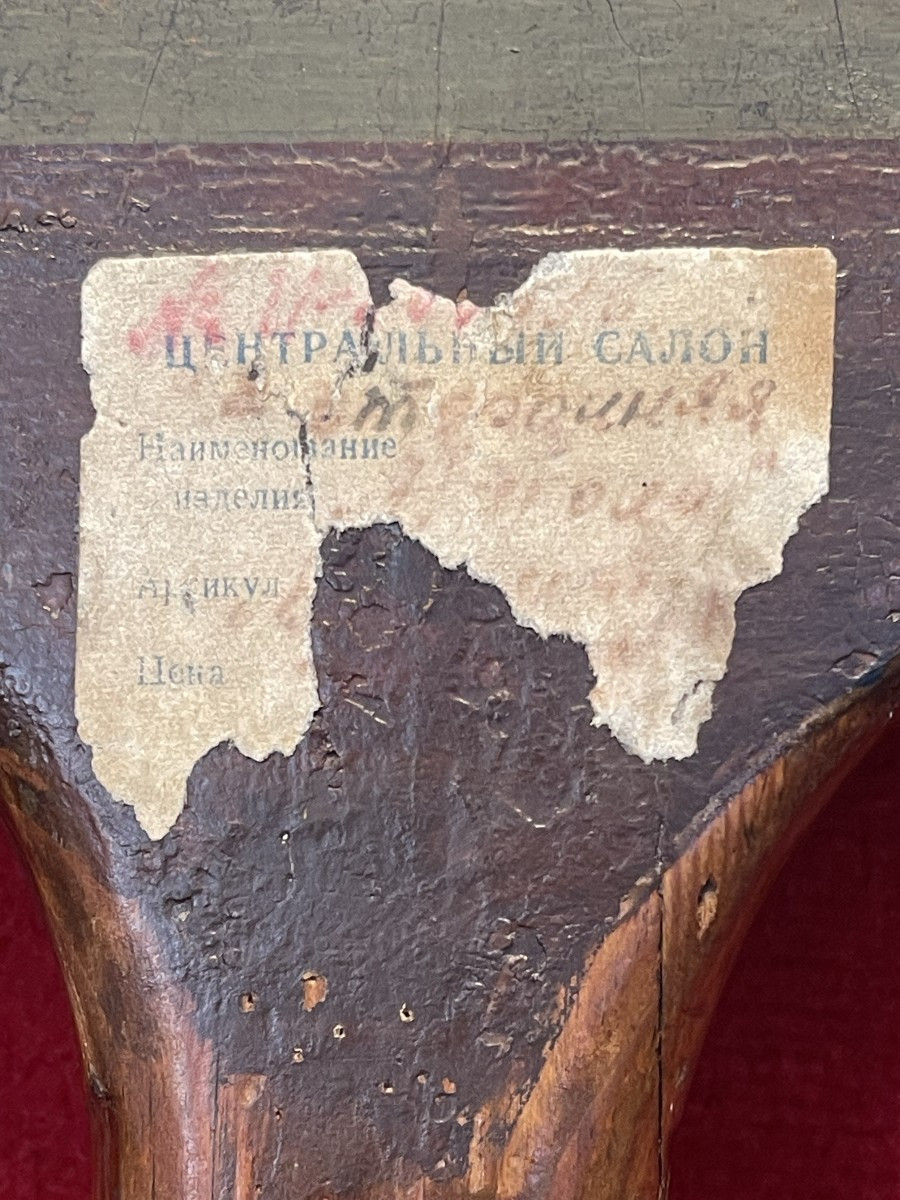 Double-sided Processional Icon Of The Virgin And Saint Nicholas, Russia, 19th Century-photo-6