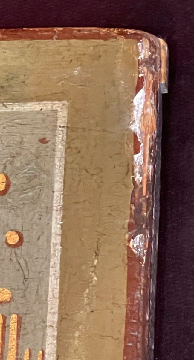 Double-sided Processional Icon Of The Virgin And Saint Nicholas, Russia, 19th Century-photo-8