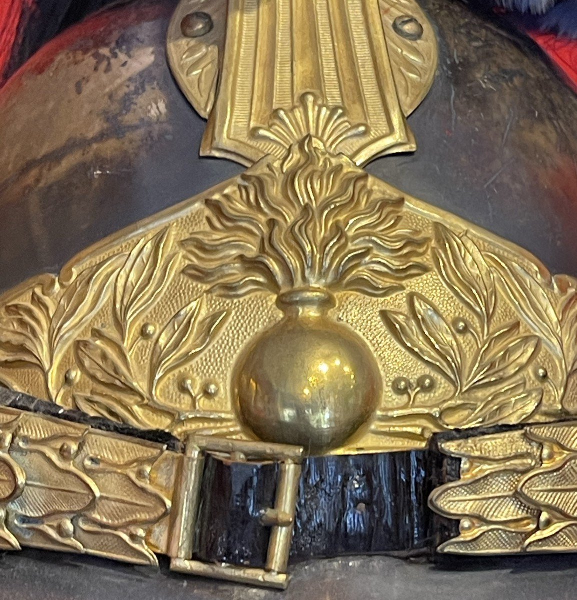 Ensemble Casque et Cuirasse Officier Cuirassier, Daté 1893, Fabrication de luxe / Cavalerie WW1-photo-3