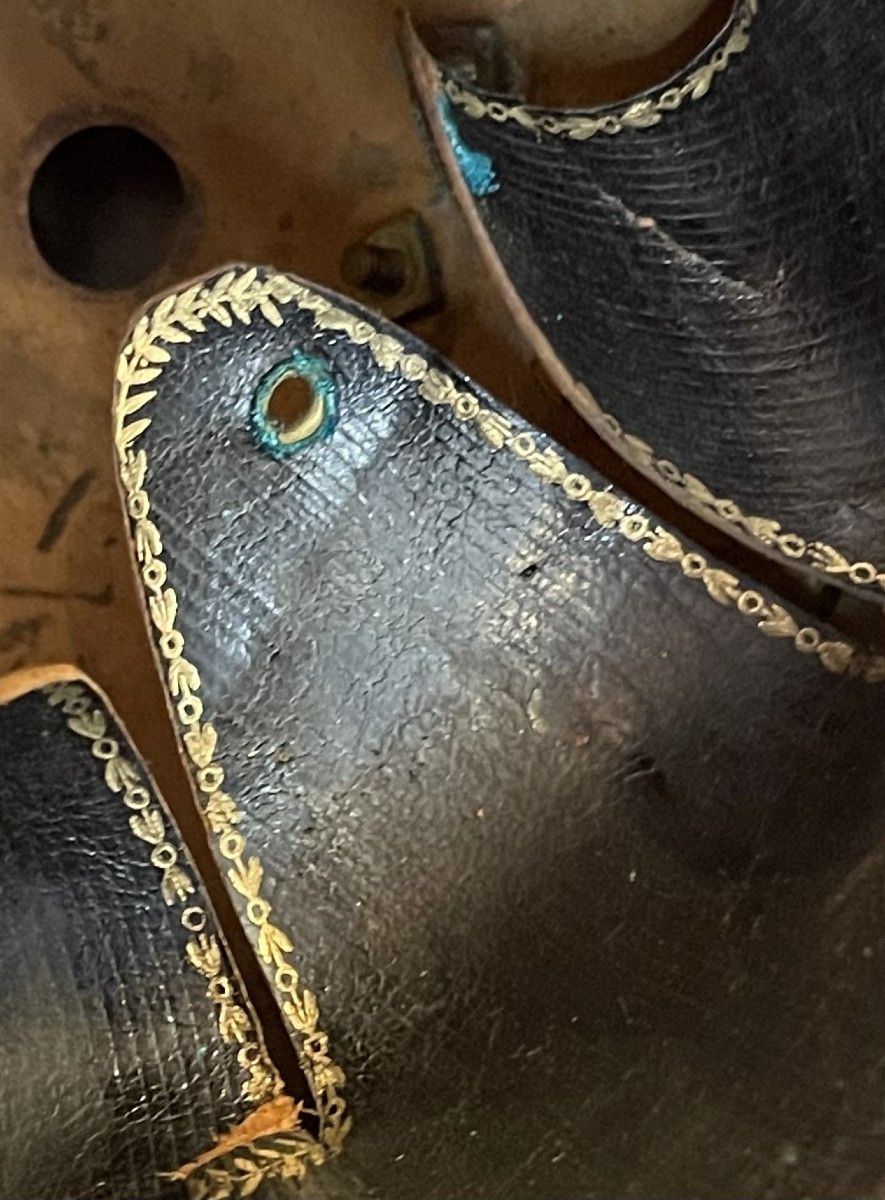 Ensemble Casque et Cuirasse Officier Cuirassier, Daté 1893, Fabrication de luxe / Cavalerie WW1-photo-7