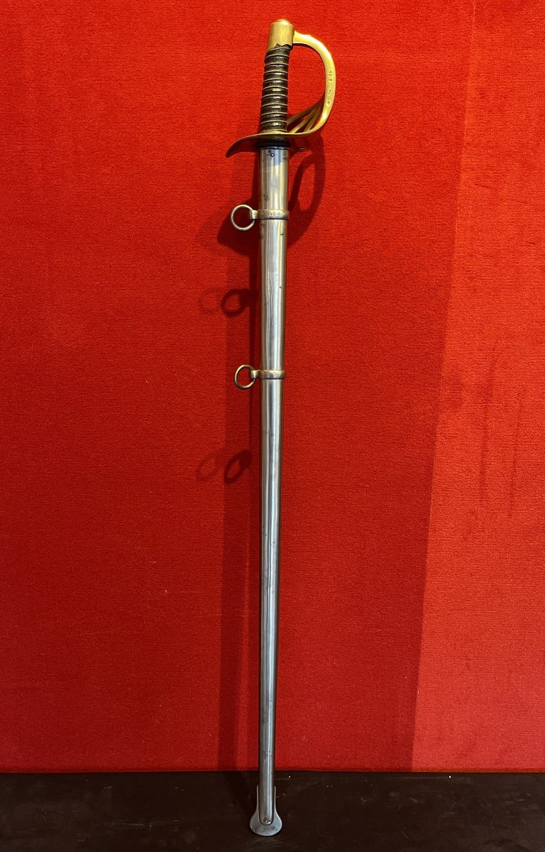 Sabre Troupe de Cuirassier Modèle AN XIII, Epoque Empire/Restauration, Napoléon -photo-2