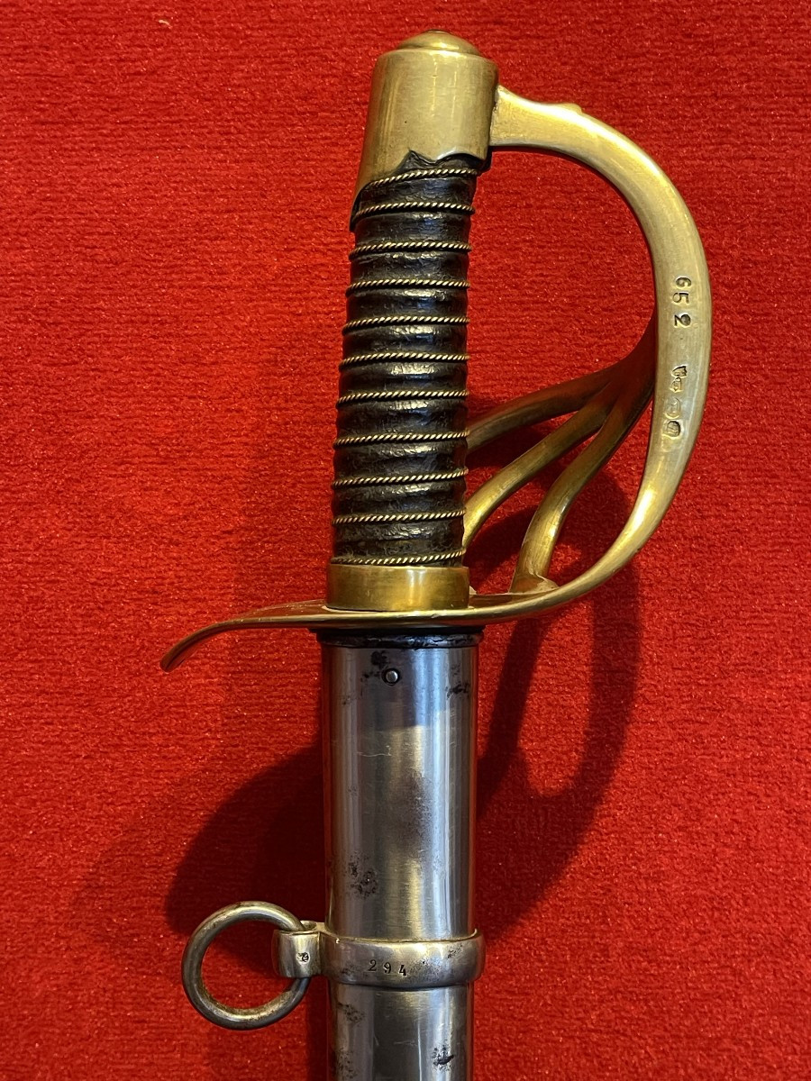 Sabre Troupe de Cuirassier Modèle AN XIII, Epoque Empire/Restauration, Napoléon -photo-4