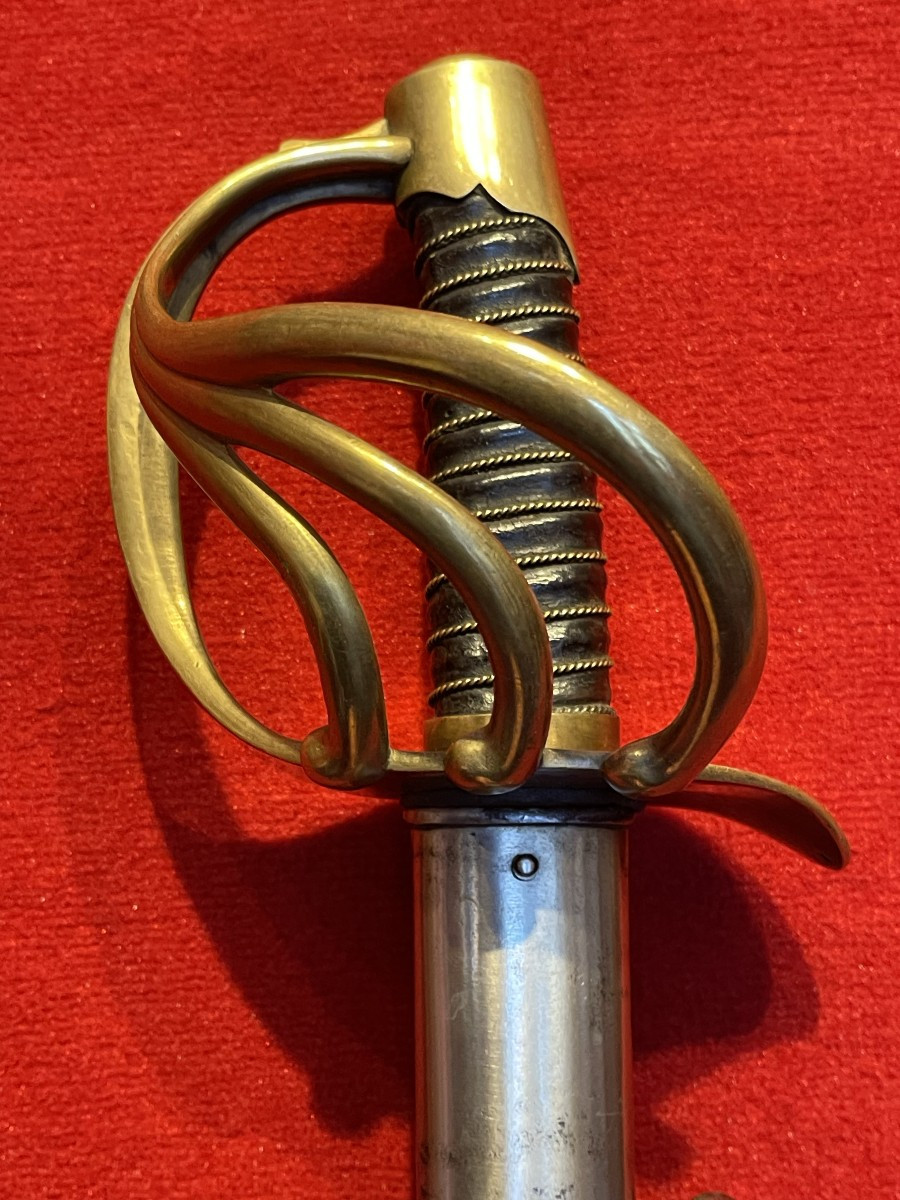 Sabre Troupe de Cuirassier Modèle AN XIII, Epoque Empire/Restauration, Napoléon -photo-3