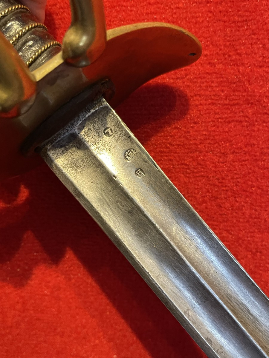 Sabre Troupe de Cuirassier Modèle AN XIII, Epoque Empire/Restauration, Napoléon -photo-5