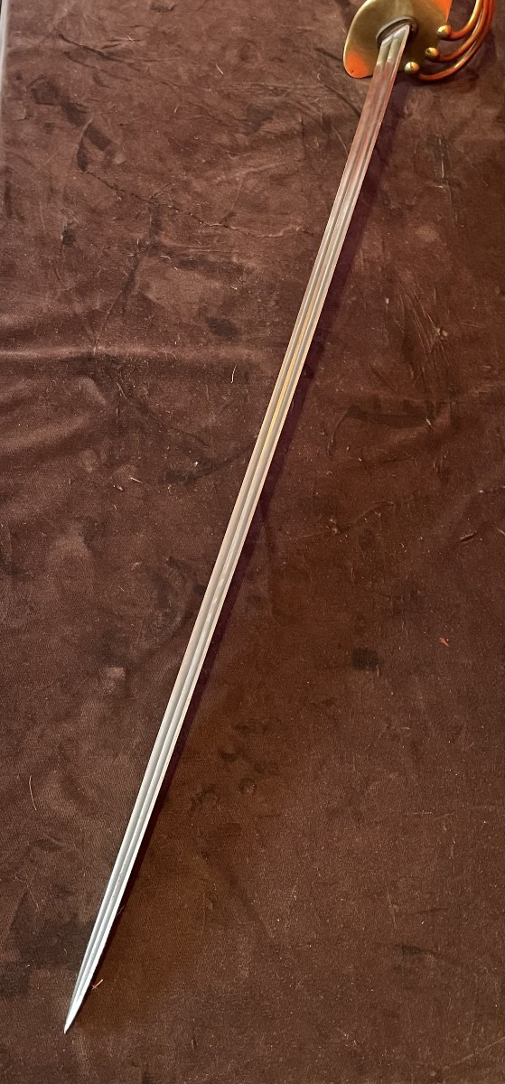 Sabre Troupe de Cuirassier Modèle AN XIII, Epoque Empire/Restauration, Napoléon -photo-7