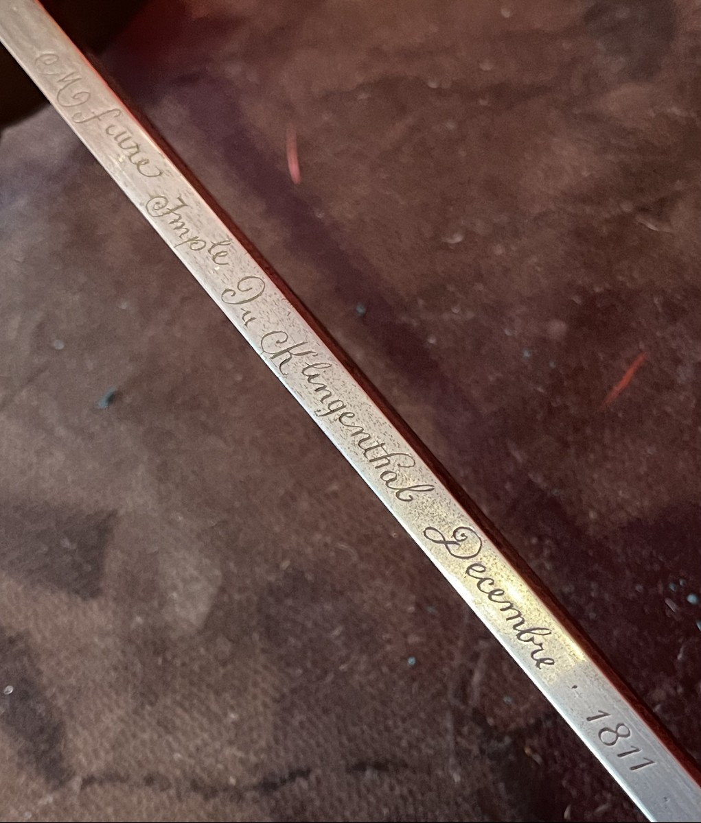 Sabre Troupe de Cuirassier Modèle AN XIII, Epoque Empire/Restauration, Napoléon -photo-8