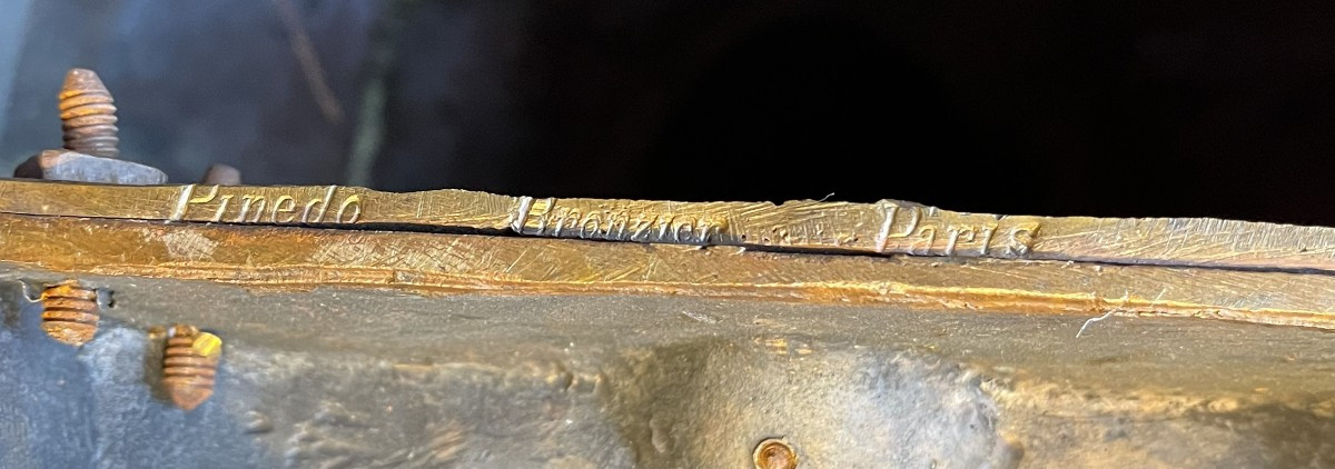 Large Bronze Sculpture Napoleon By Colombo, Cast Pinedo, Chicago  World's Fair 1893 / Bust-photo-7