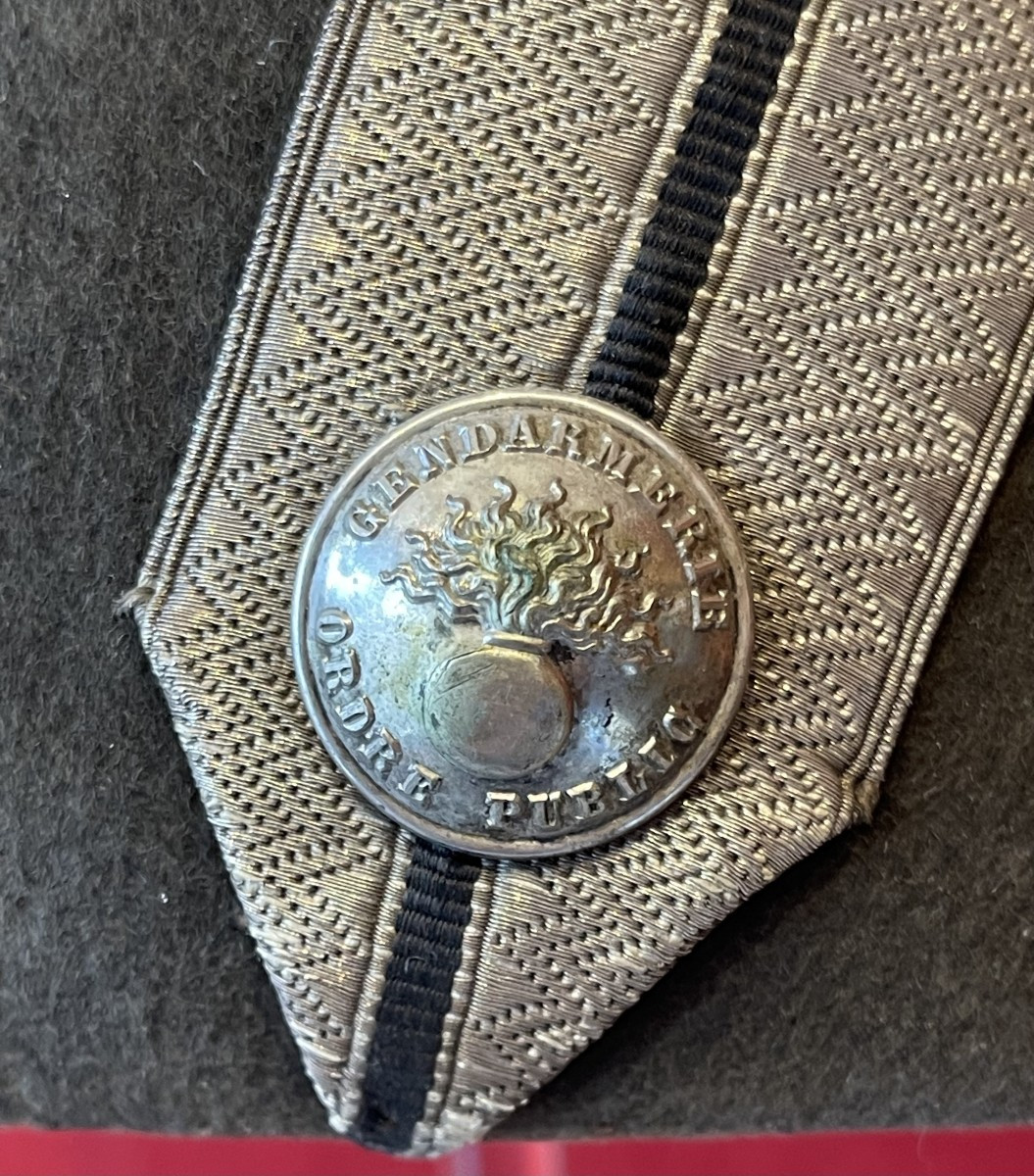 Chapeau Bicorne de Gendarme Modèle 1872, France Gendarmerie Troisième République-photo-3