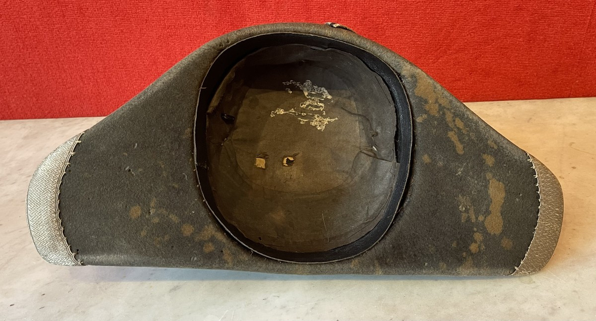 Chapeau Bicorne de Gendarme Modèle 1872, France Gendarmerie Troisième République-photo-5