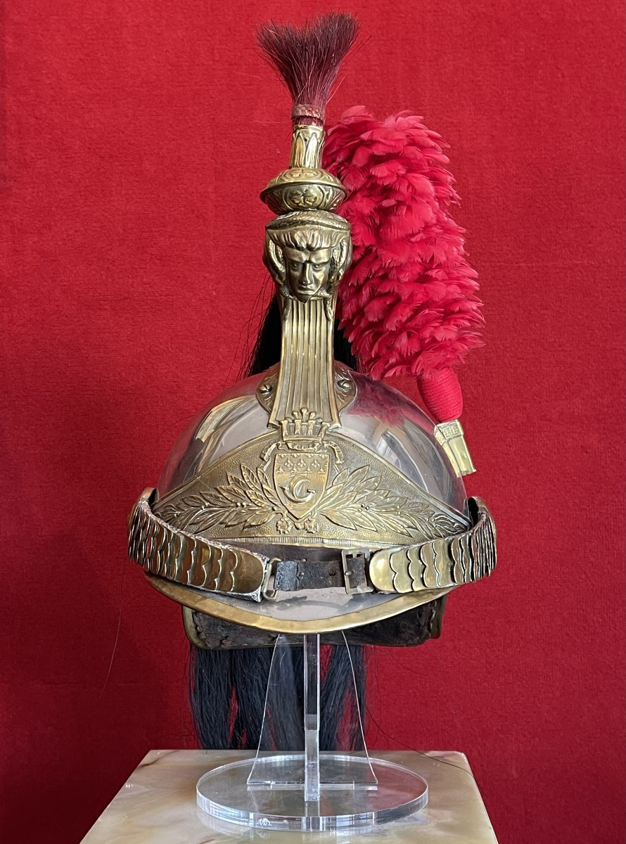 Helmet Of The Paris Republican Guard Mounted Cavalry, Model 1876/33, French Cavalry -photo-2