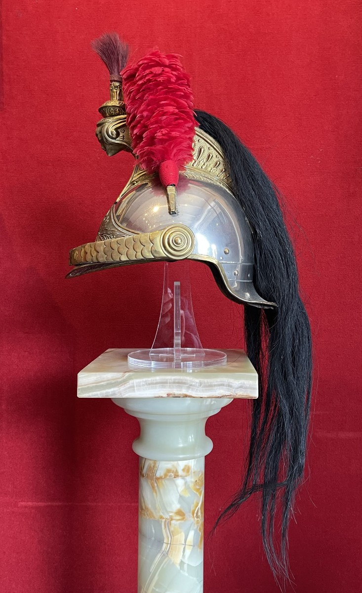 Helmet Of The Paris Republican Guard Mounted Cavalry, Model 1876/33, French Cavalry -photo-1