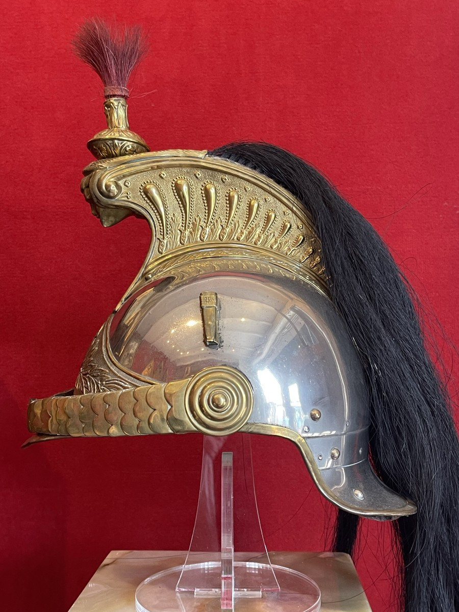 Helmet Of The Paris Republican Guard Mounted Cavalry, Model 1876/33, French Cavalry -photo-2