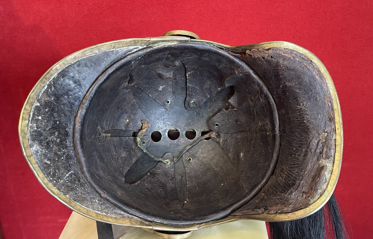 Helmet Of The Paris Republican Guard Mounted Cavalry, Model 1876/33, French Cavalry -photo-7