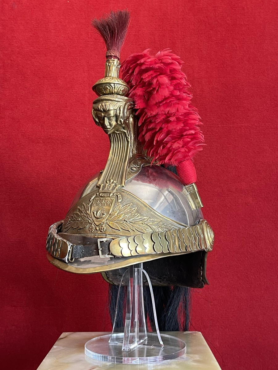 Helmet Of The Paris Republican Guard Mounted Cavalry, Model 1876/33, French Cavalry 