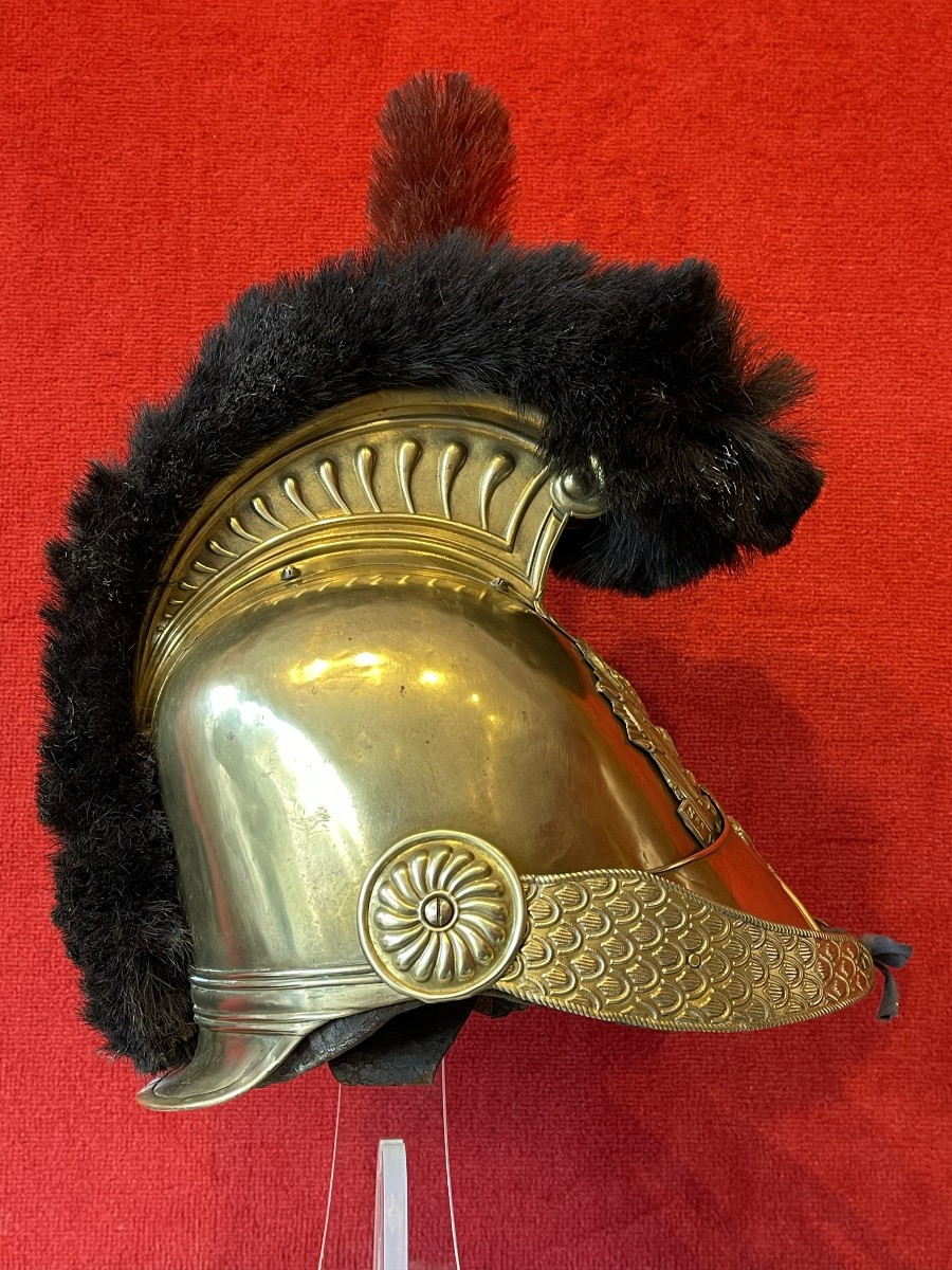 Casque Sapeur Pompier Modèle 1845/52, France Second Empire-photo-4