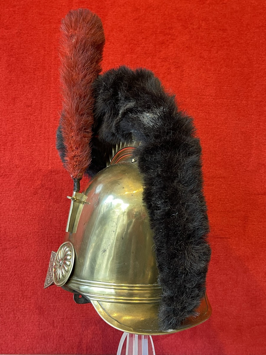 Casque Sapeur Pompier Modèle 1845/52, France Second Empire-photo-2