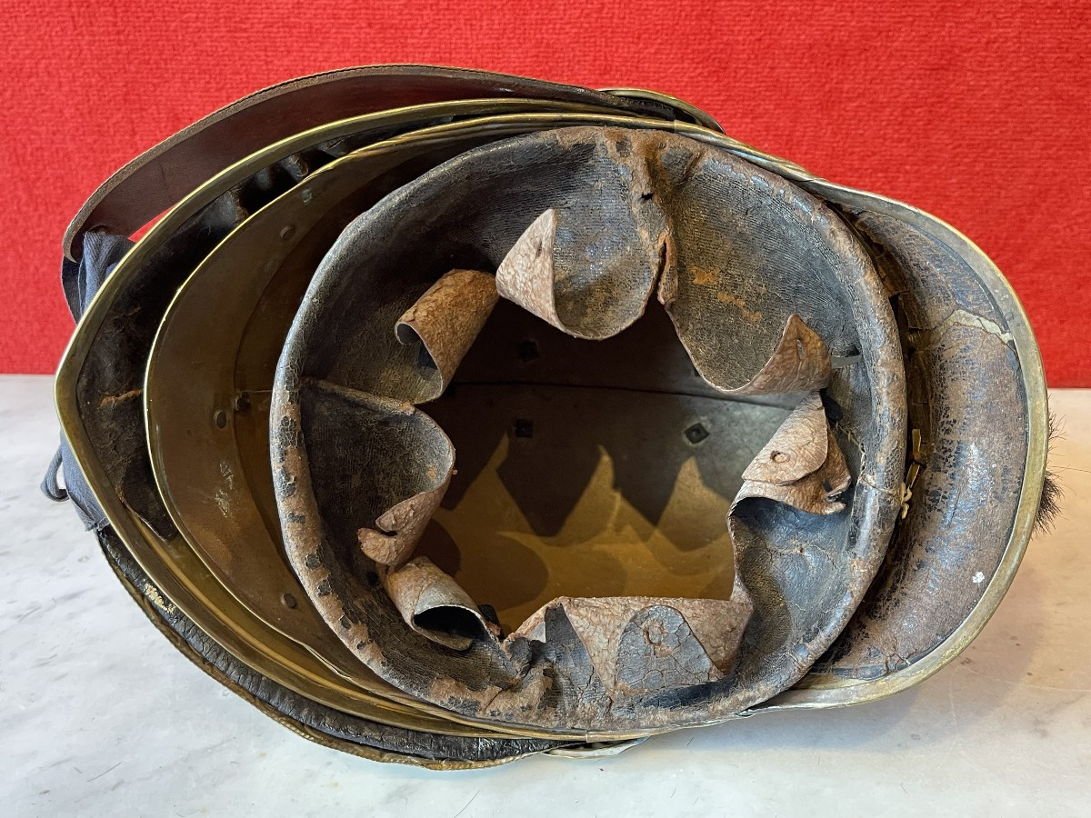 Casque Sapeur Pompier Modèle 1845/52, France Second Empire-photo-7