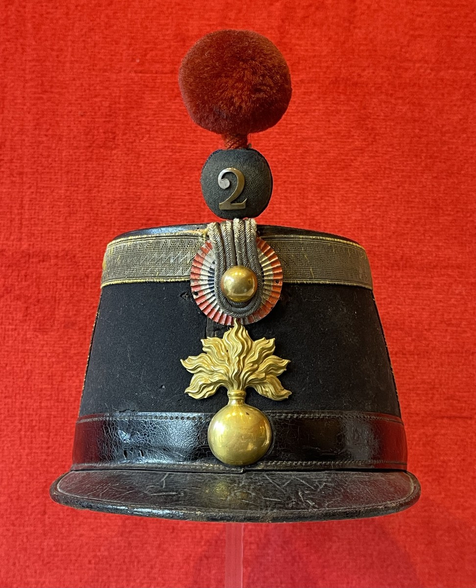 Shako Officer Infantry Model 1872, France Third Republic-photo-2