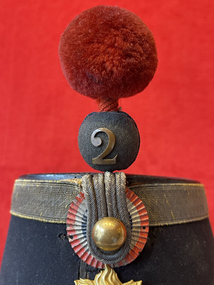 Shako Officer Infantry Model 1872, France Third Republic-photo-5