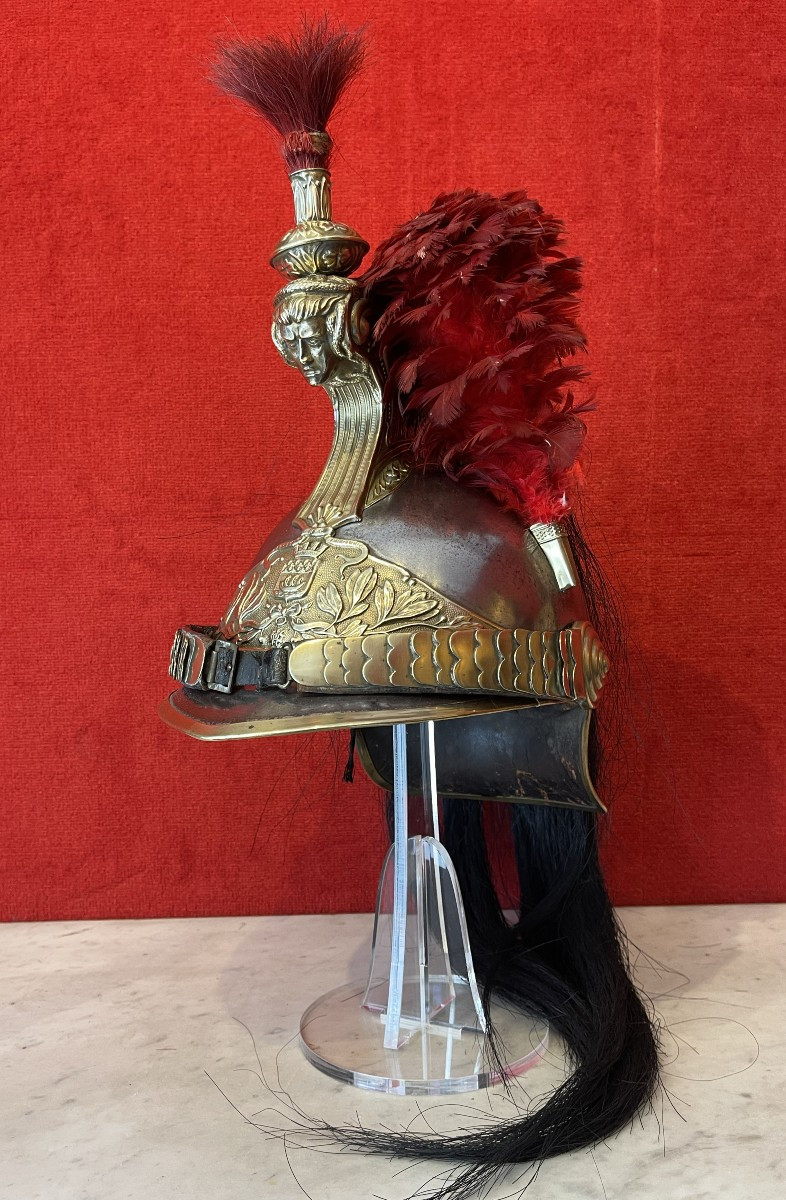 Helmet For The Paris Republican Guard, Model 1876/1907, France Cavalery-photo-4