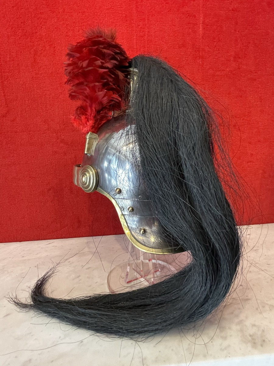 Helmet For The Paris Republican Guard, Model 1876/1907, France Cavalery-photo-3