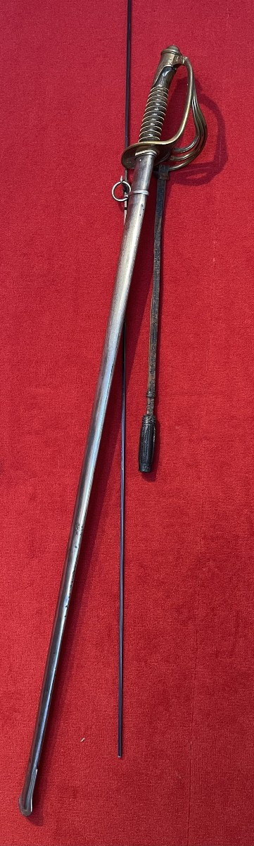 Sabre d'Officier de Cavalerie vers 1895, France Troisième République WW1-photo-2