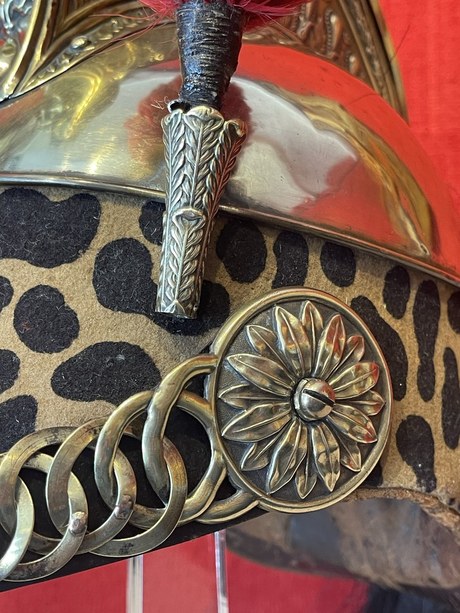 Dragoon Helmet, Model 1858, Second Empire Napoleon III / Third Republic French Cavalry -photo-4