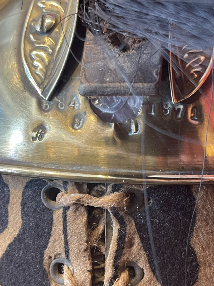 Dragoon Helmet, Model 1858, Second Empire Napoleon III / Third Republic French Cavalry -photo-6