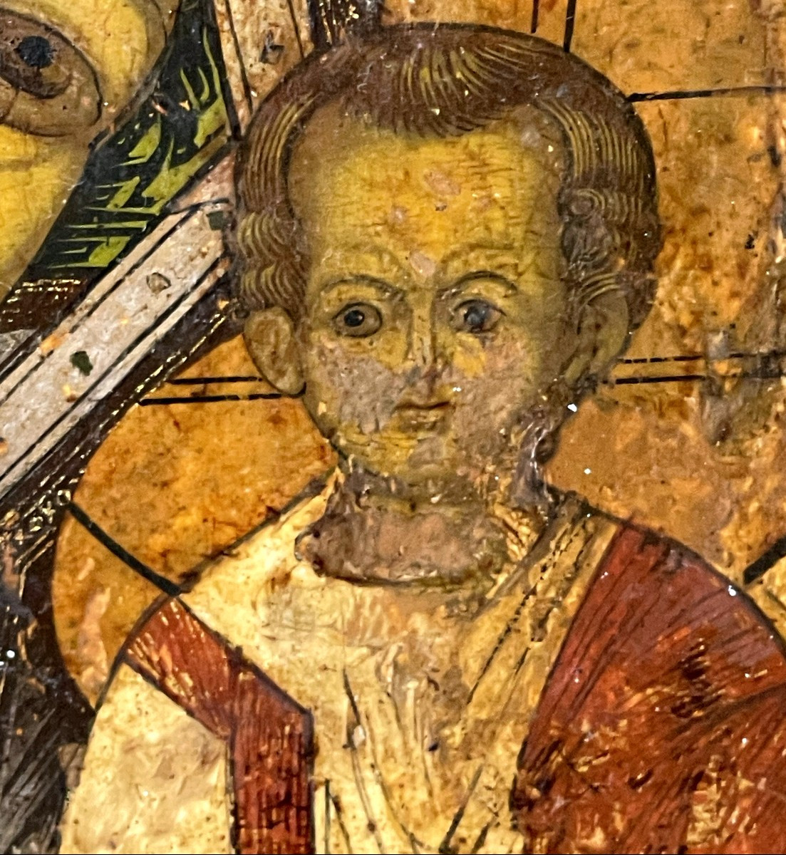 Icon Of The Virgin Of Kazan, Russia 17th Century / Mary Mother Of God / Christ / Jesus-photo-3