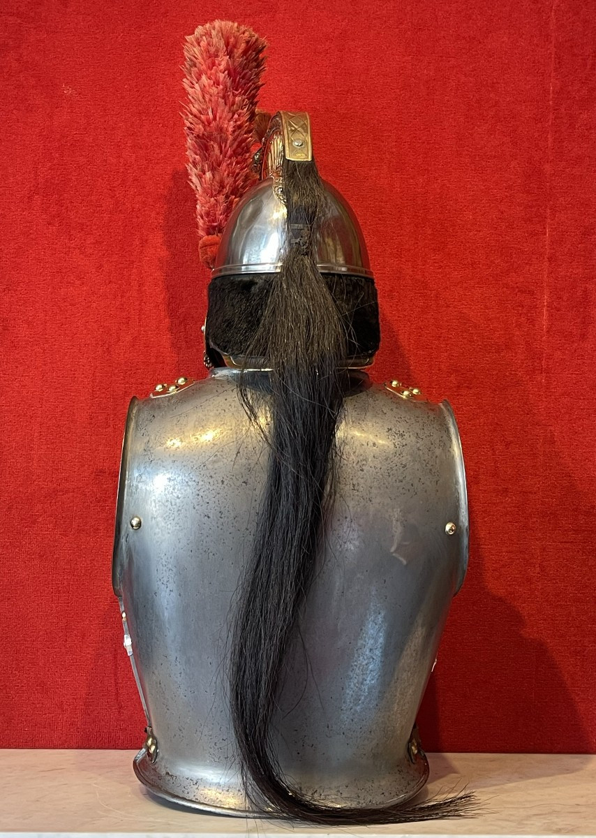 Casque et Cuirasse Troupe de Cuirassier, Cavalerie Second Empire Napoléon-photo-4
