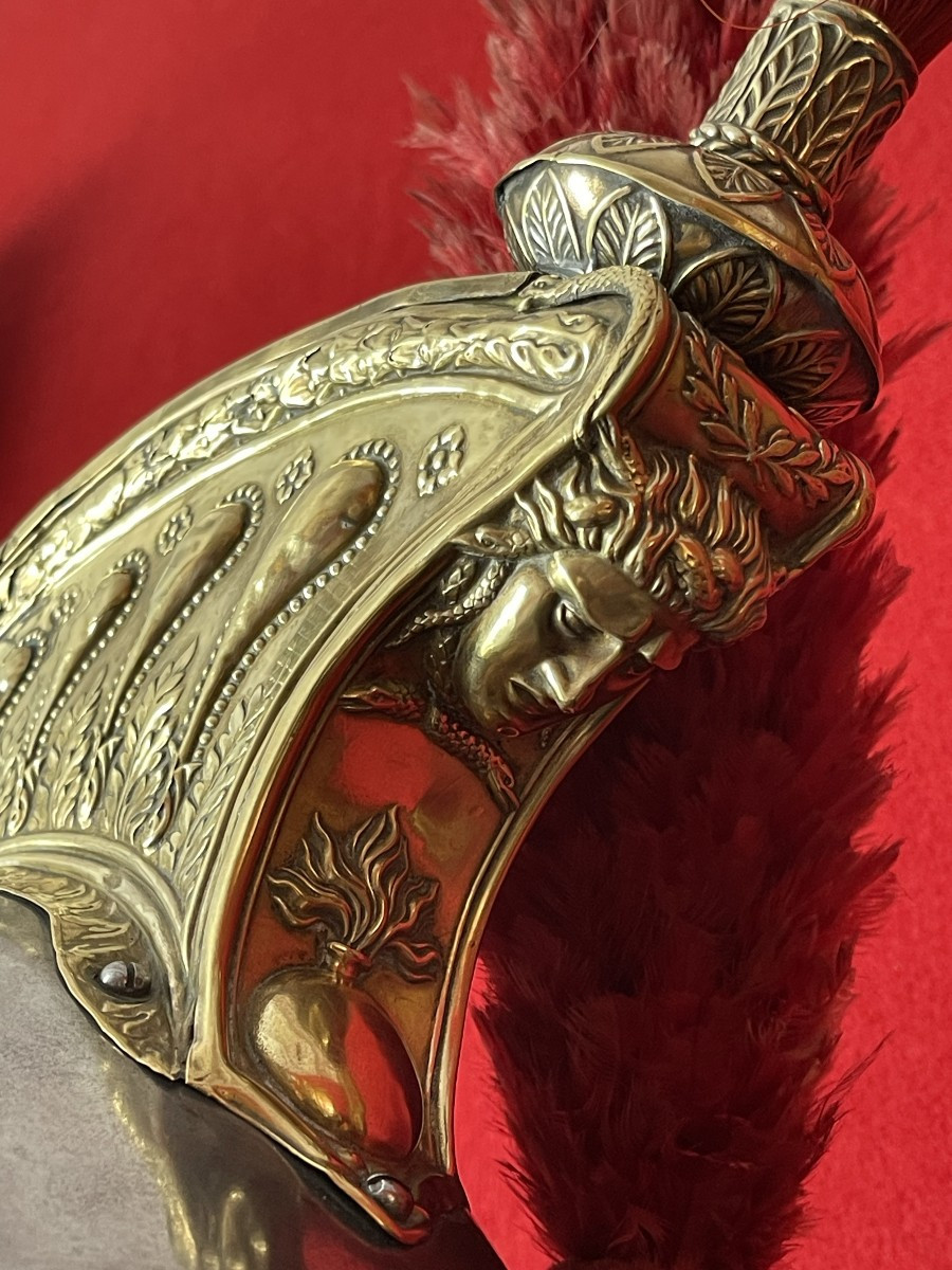 Helmet And Breastplate For A French Cuirassier, Cavalry Second Empire Napoleon-photo-7