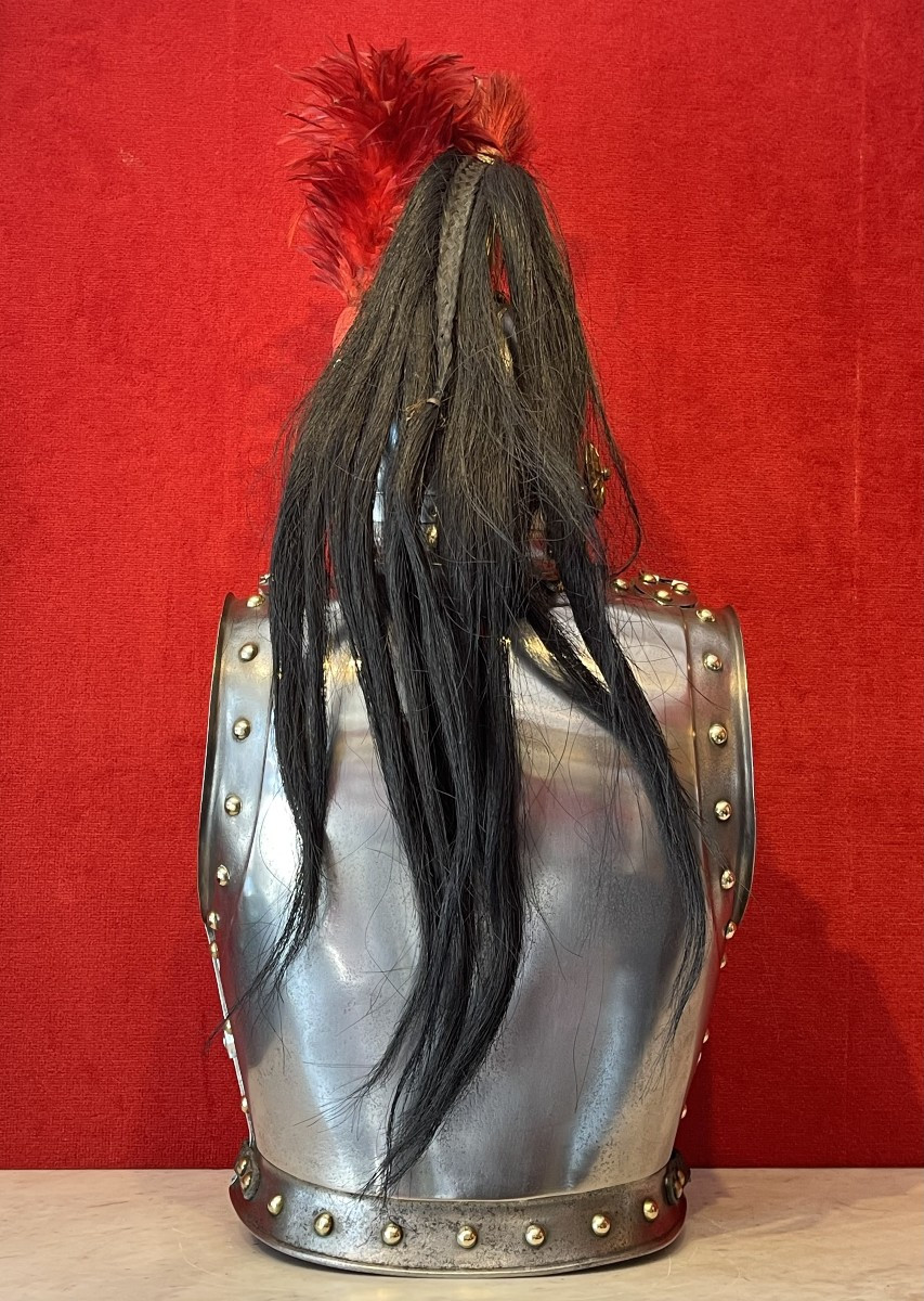 Napoleon III Imperial Guard Cuirassier Helmet And Cuirassier Set, Second Empire-photo-4