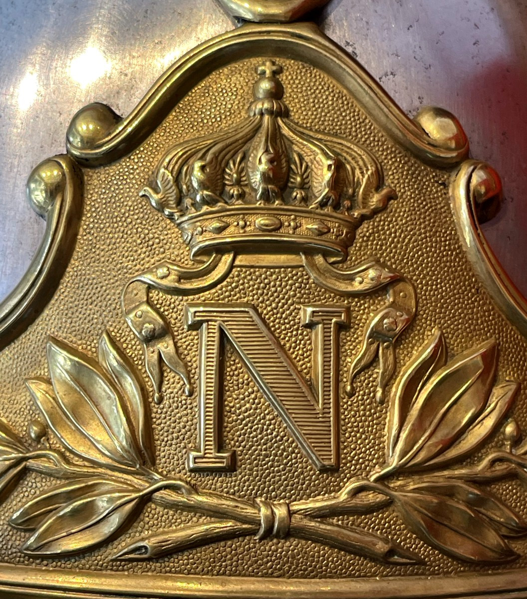 Napoleon III Imperial Guard Cuirassier Helmet And Cuirassier Set, Second Empire-photo-2
