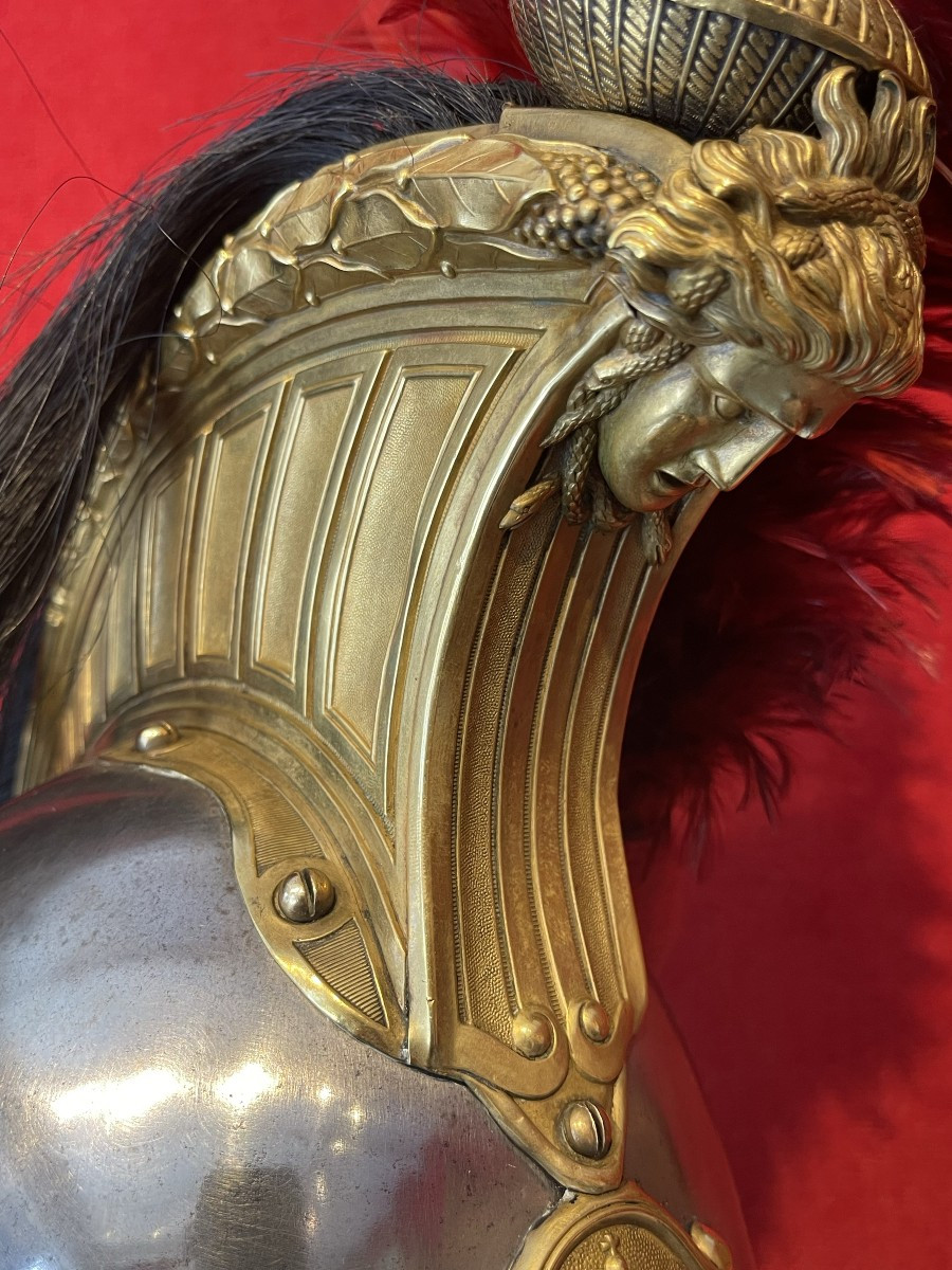 Napoleon III Imperial Guard Cuirassier Helmet And Cuirassier Set, Second Empire-photo-4