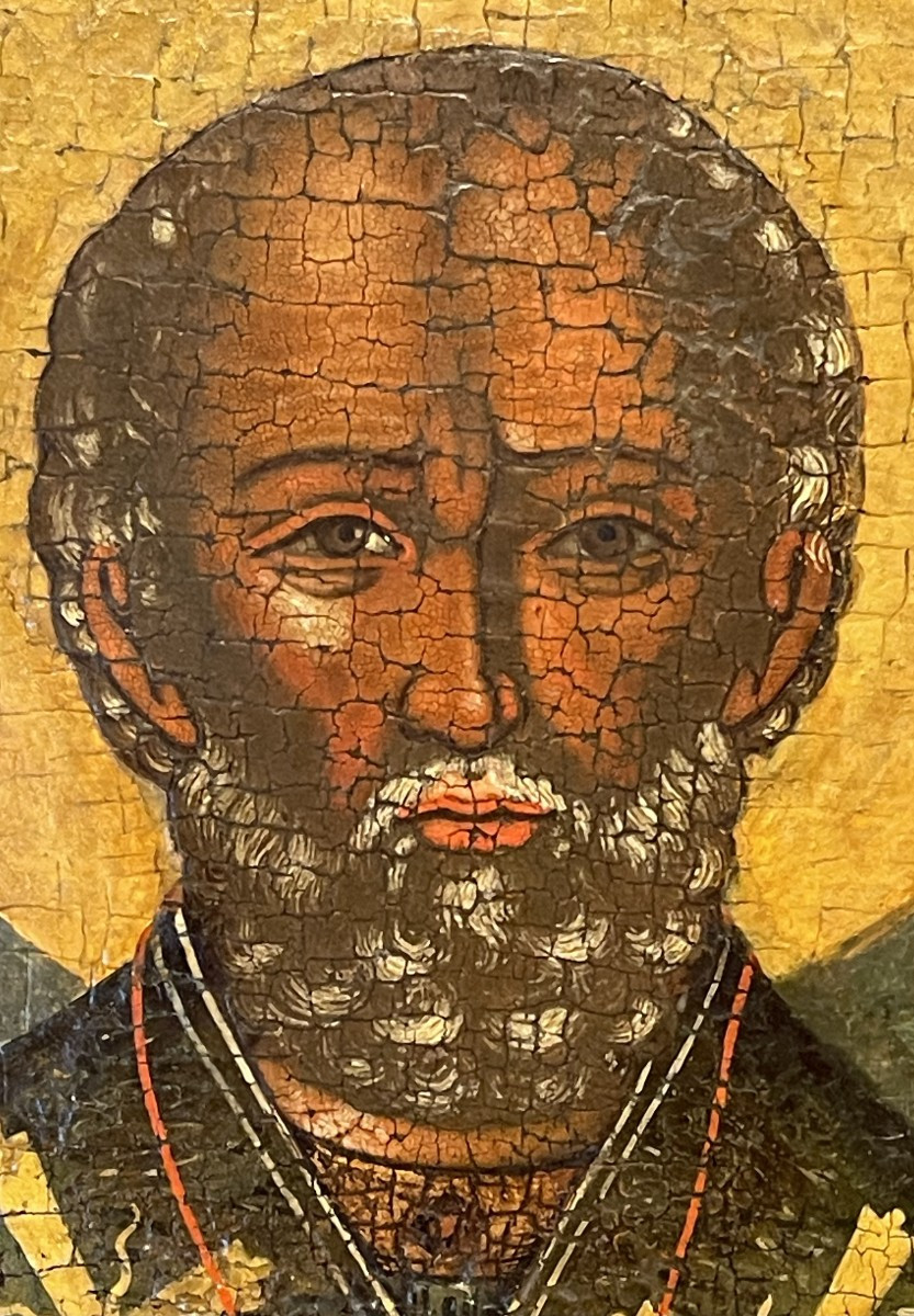 Icône de Saint Nicolas, Russie 18e Siècle, Orthodoxe-photo-4