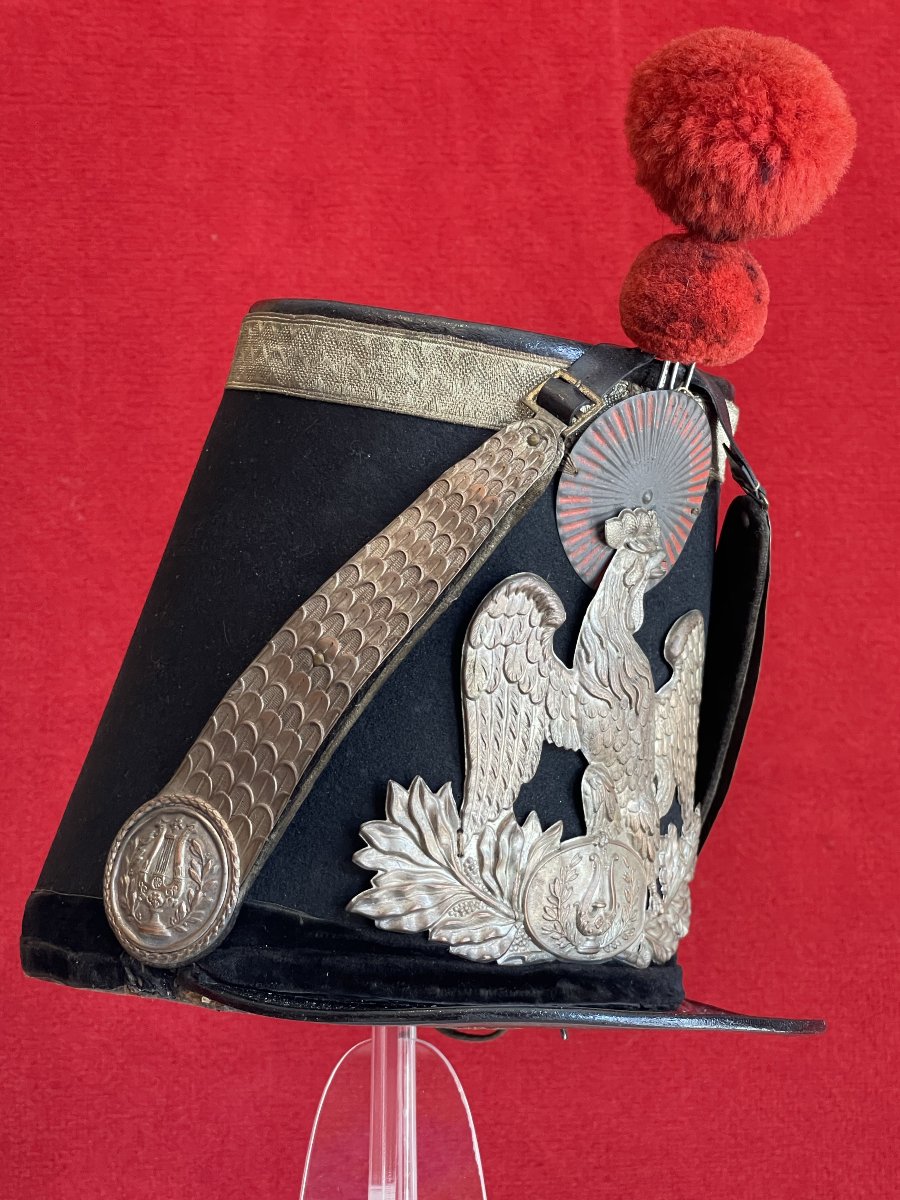 National Guard Musician's Officer's Shako, Model 1848, France, Second Republic-photo-2