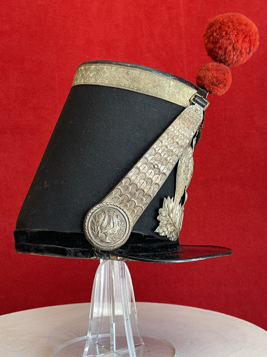 National Guard Musician's Officer's Shako, Model 1848, France, Second Republic-photo-3