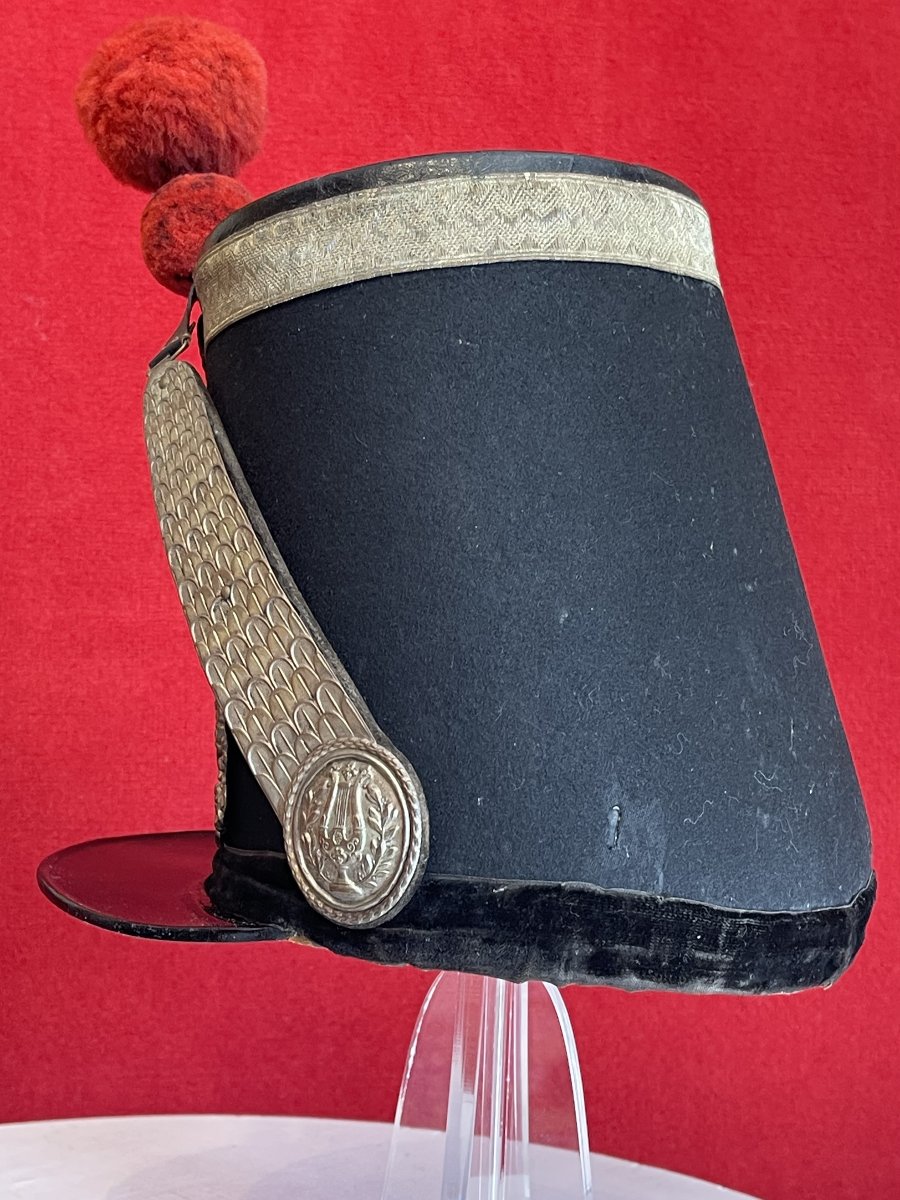 National Guard Musician's Officer's Shako, Model 1848, France, Second Republic-photo-2