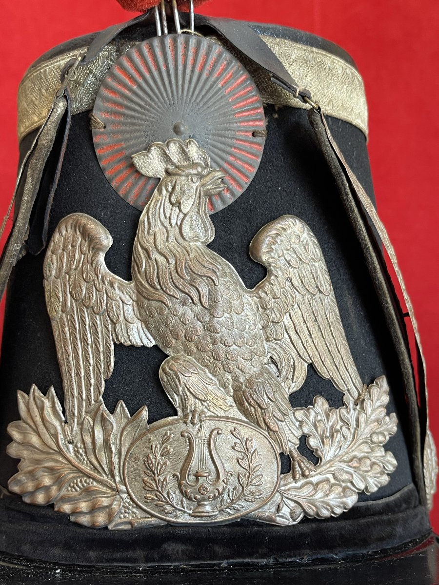 National Guard Musician's Officer's Shako, Model 1848, France, Second Republic-photo-4