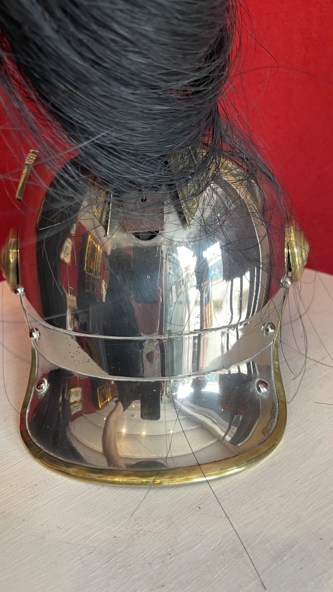 Ensemble Casque et Cuirasse de Cuirassier vers 1880/1900 , Cavalerie France 3e République WW1-photo-4